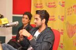Ayushmann Khurrana & Pallavi Sharda at Radio Mirchi studio for promotion of Hawaizaada